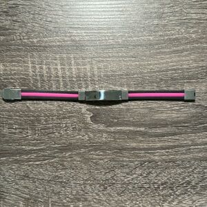 Pink Stainless Steel Bracelet for Men and Women
